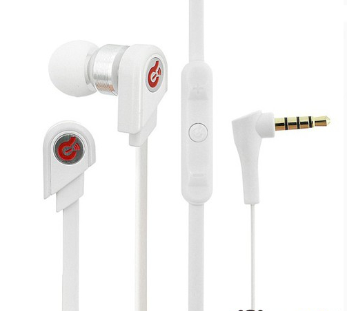 Syllable G02I In-ear Hi-Fi Earphone with Microphone for iPhone iPad White - Click Image to Close